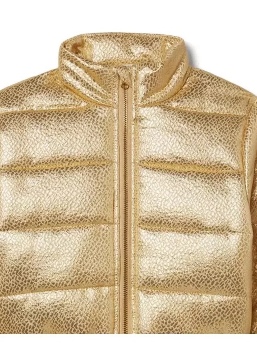 Janie and Jack x Harlem's Fashion Row Metallic Puffer Jacket